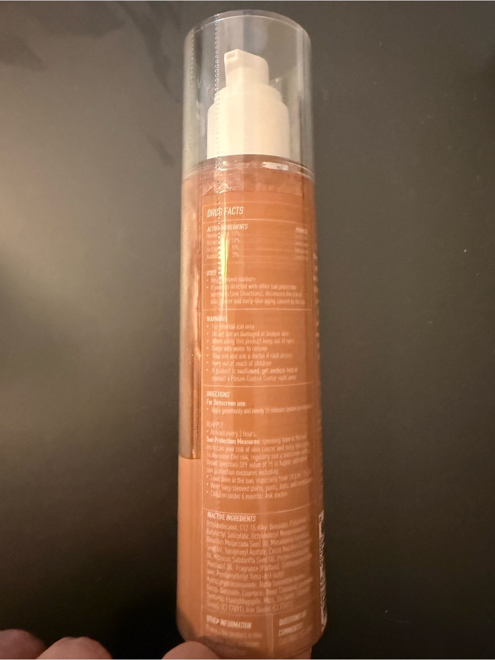 Kopari Rose Gold Sun Shield Body Glow SPF 45 - Rose Gold/Clear - Picture 2 of 3